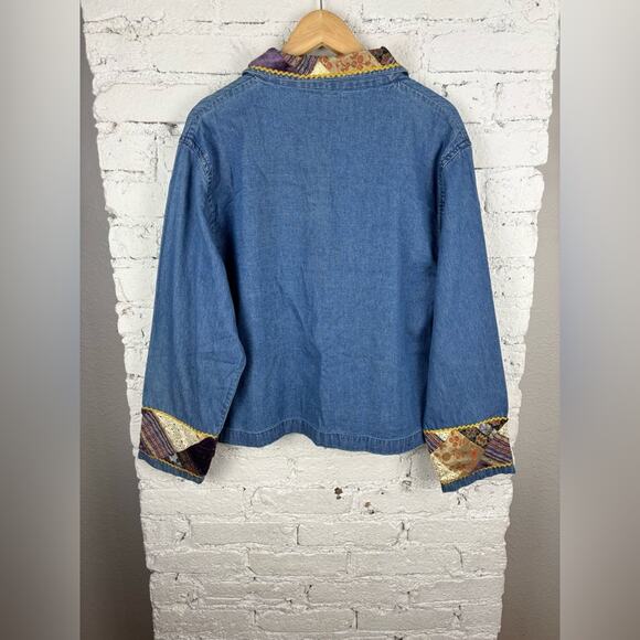 Vintage Tantrum Blues Patchwork Embroidered Jacket - Picture 4 of 5